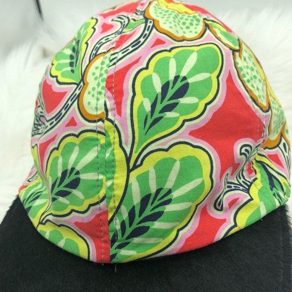 YESTADT MILLINERY  PONYBOY FLORAL BASEBALL CAP HAT main image 7